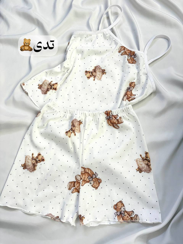 ست کراپ و شورتک کبریتی ۳ طرح مختلف کد ۳۶۵