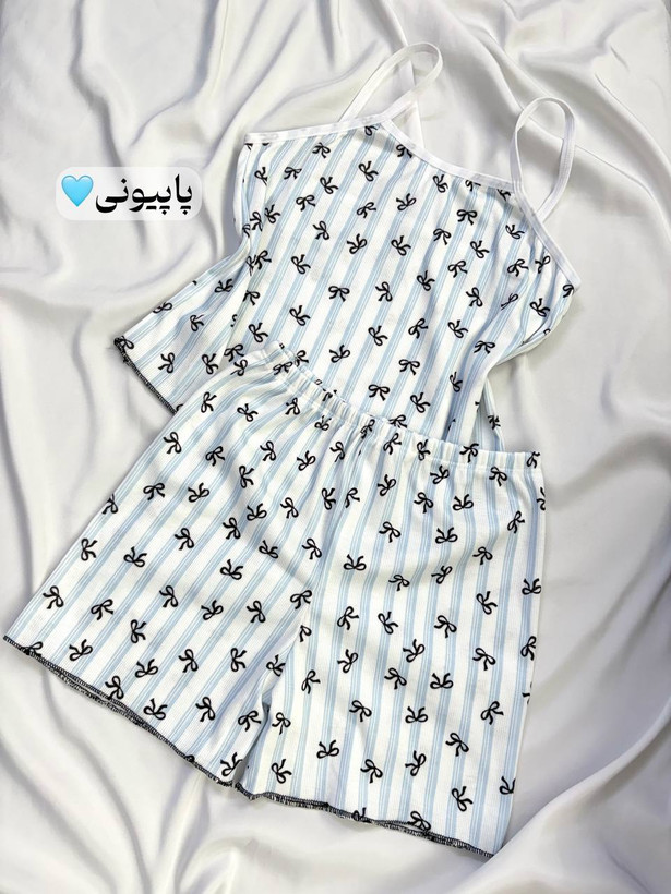 ست کراپ و شورتک کبریتی ۳ طرح مختلف کد ۳۶۵
