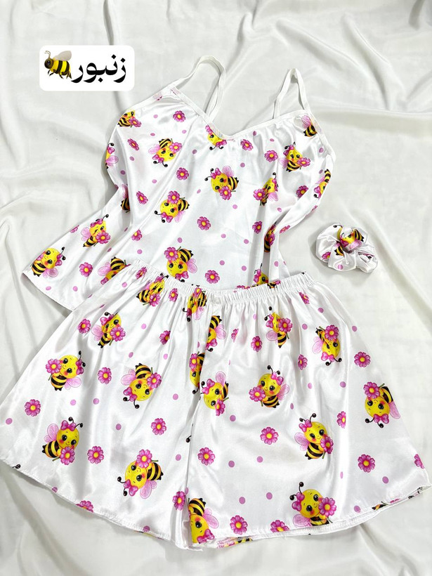 ست سه تیکه ساتن ۱۰ مدل کد ۳۹۵